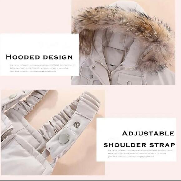 New very warm down snowsuit toddler 18-24 mo. - Picture 8 of 14